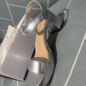 Dream Pairs Metallic Silver Heels